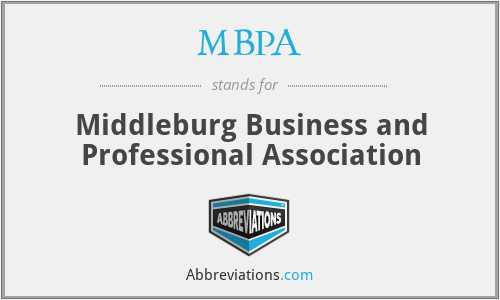 MBPA - Middleburg Business and Professional Association