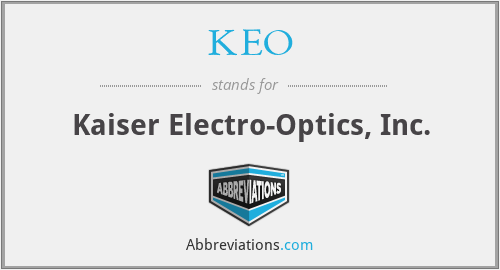 KEO - Kaiser Electro-Optics, Inc.