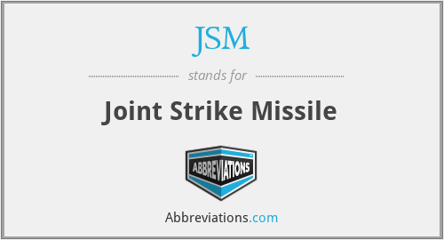 JSM - Joint Strike Missile