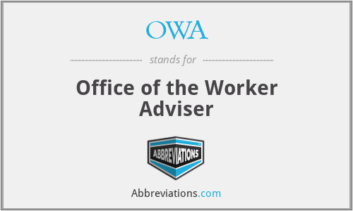 OWA - Office of the Worker Adviser