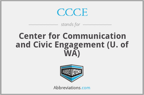 CCCE - Center for Communication and Civic Engagement (U. of WA)