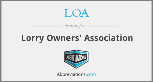 LOA - Lorry Owners' Association