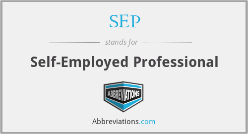 SEP - Self-Employed Professional