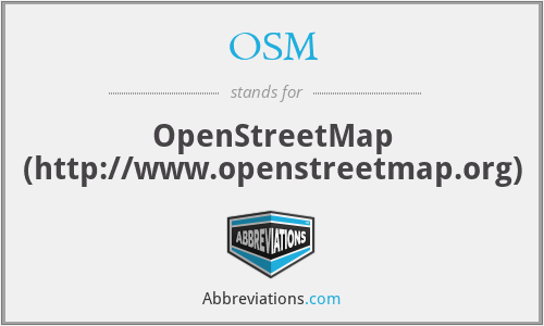 OSM - OpenStreetMap (http://www.openstreetmap.org)