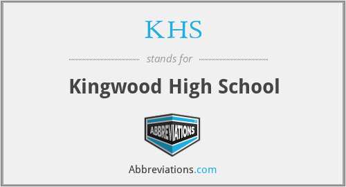 KHS - Kingwood High School