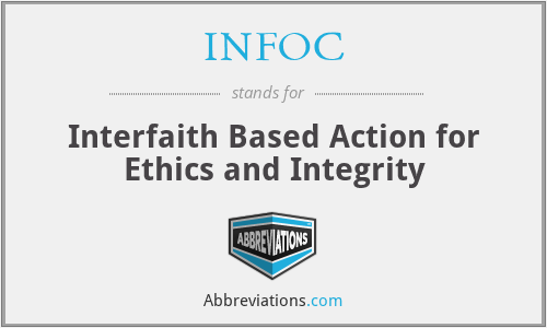 INFOC - Interfaith Based Action for Ethics and Integrity
