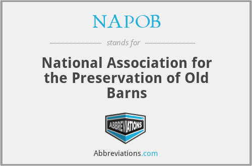 NAPOB - National Association for the Preservation of Old Barns