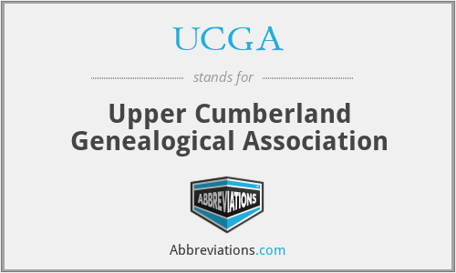 UCGA - Upper Cumberland Genealogical Association