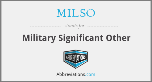 MILSO - Military Significant Other