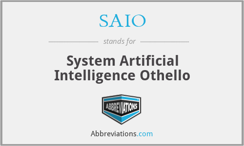 SAIO - System Artificial Intelligence Othello