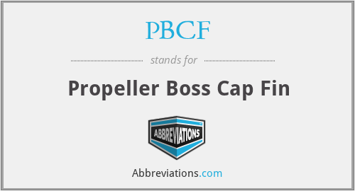PBCF - Propeller Boss Cap Fin