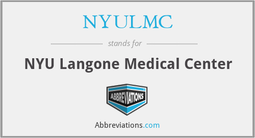 NYULMC - NYU Langone Medical Center