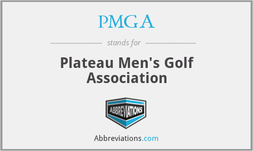PMGA - Plateau Men's Golf Association