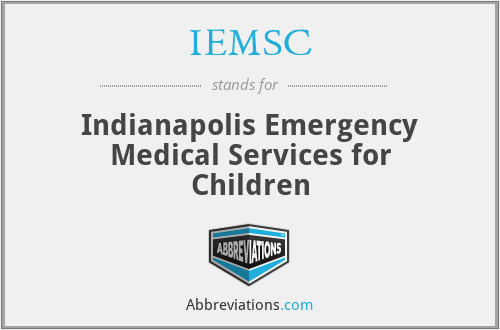 IEMSC - Indianapolis Emergency Medical Services for Children