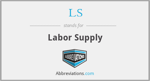 LS - Labor Supply