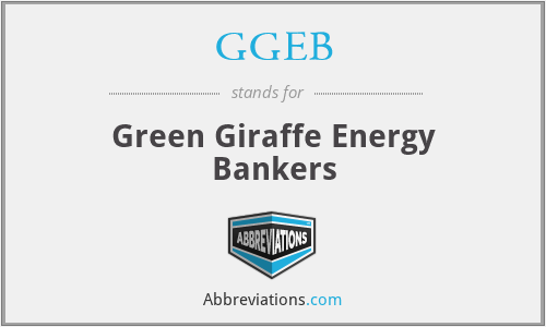 GGEB - Green Giraffe Energy Bankers