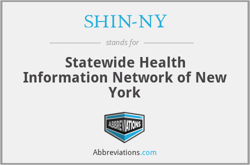 SHIN-NY - Statewide Health Information Network of New York