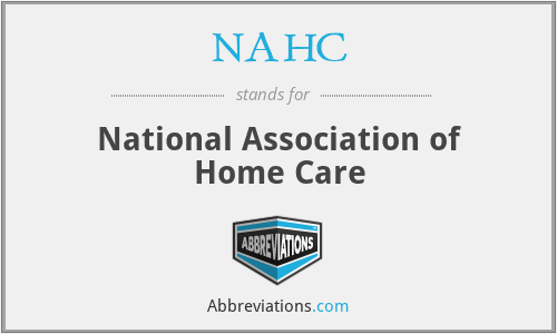 NAHC - National Association of Home Care