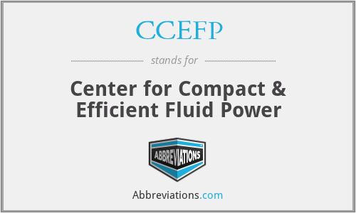 CCEFP - Center for Compact & Efficient Fluid Power