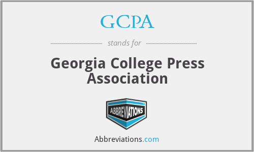 GCPA - Georgia College Press Association