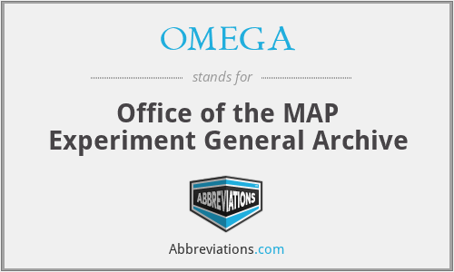 OMEGA - Office of the MAP Experiment General Archive