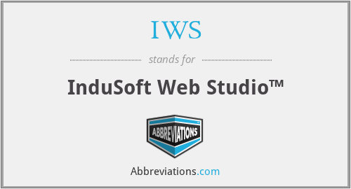 IWS - InduSoft Web Studio™