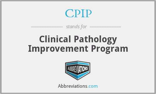 CPIP - Clinical Pathology Improvement Program