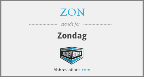 ZON - Zondag