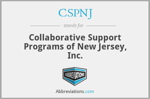 CSPNJ - Collaborative Support Programs of New Jersey, Inc.
