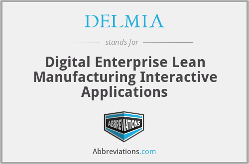 DELMIA - Digital Enterprise Lean Manufacturing Interactive Applications