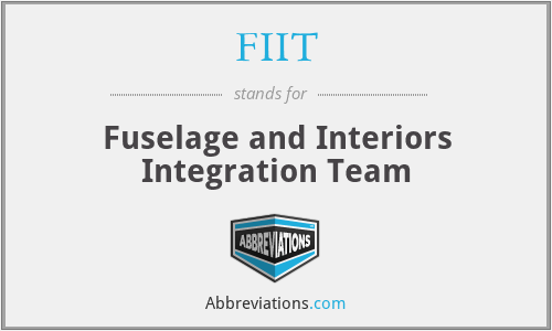 FIIT - Fuselage and Interiors Integration Team