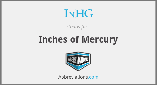 InHG - Inches of Mercury