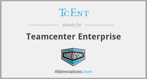 TcEnt - Teamcenter Enterprise