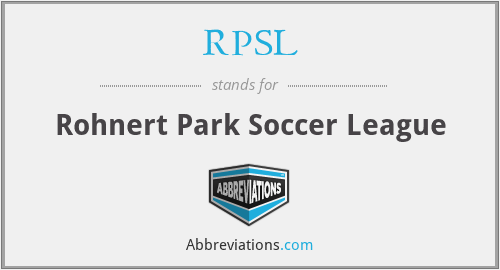 RPSL - Rohnert Park Soccer League
