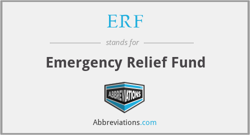 ERF - Emergency Relief Fund