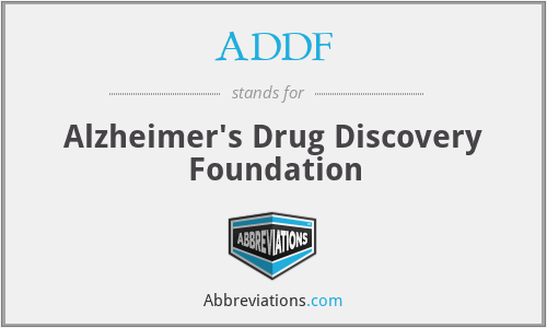 ADDF - Alzheimer's Drug Discovery Foundation