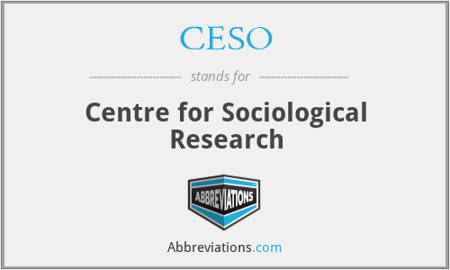 CESO - Centre for Sociological Research
