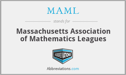 MAML - Massachusetts Association of Mathematics Leagues