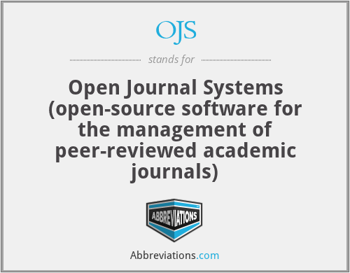 OJS - Open Journal Systems (open-source software for the management of peer-reviewed academic journals)