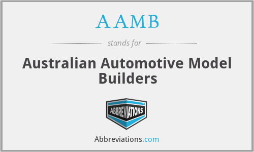 AAMB - Australian Automotive Model Builders