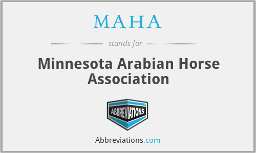 MAHA - Minnesota Arabian Horse Association