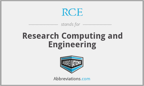 RCE - Research Computing and Engineering