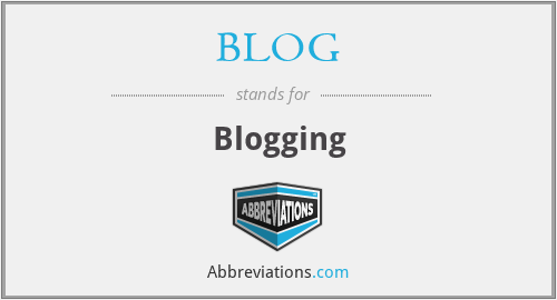 BLOG - Blogging
