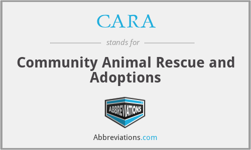 CARA - Community Animal Rescue and Adoptions