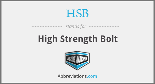 HSB - High Strength Bolt