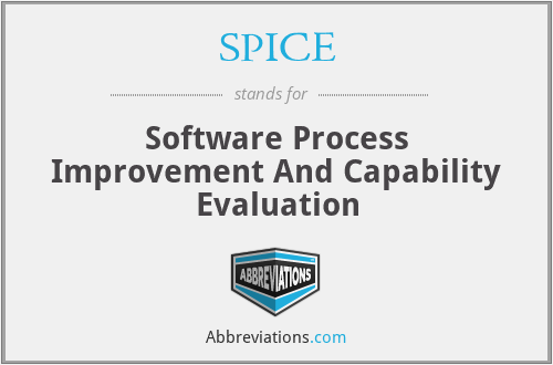 SPICE - Software Process Improvement And Capability Evaluation