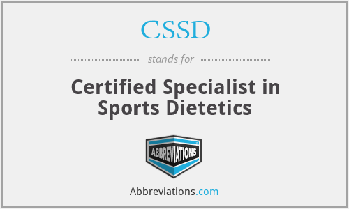 CSSD - Certified Specialist in Sports Dietetics