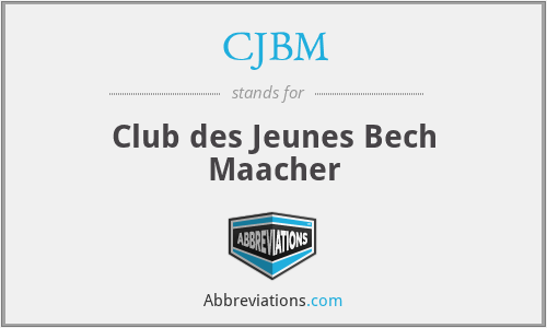 CJBM - Club des Jeunes Bech Maacher