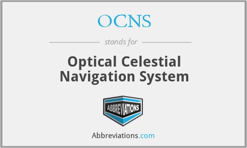 OCNS - Optical Celestial Navigation System