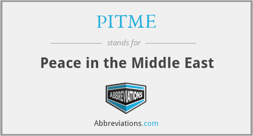 PITME - Peace in the Middle East